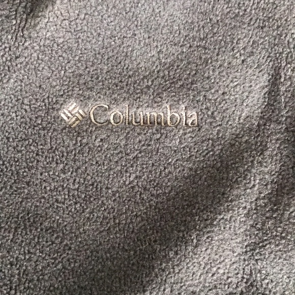 Mens XXL Columbia polar fleece vest dark gray - Picture 4 of 4